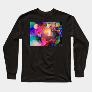 Colourful Cats Long Sleeve T-Shirt